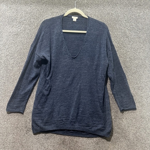 J. Crew Sweaters - J. Crew Navy Blue V-Neck Sweater